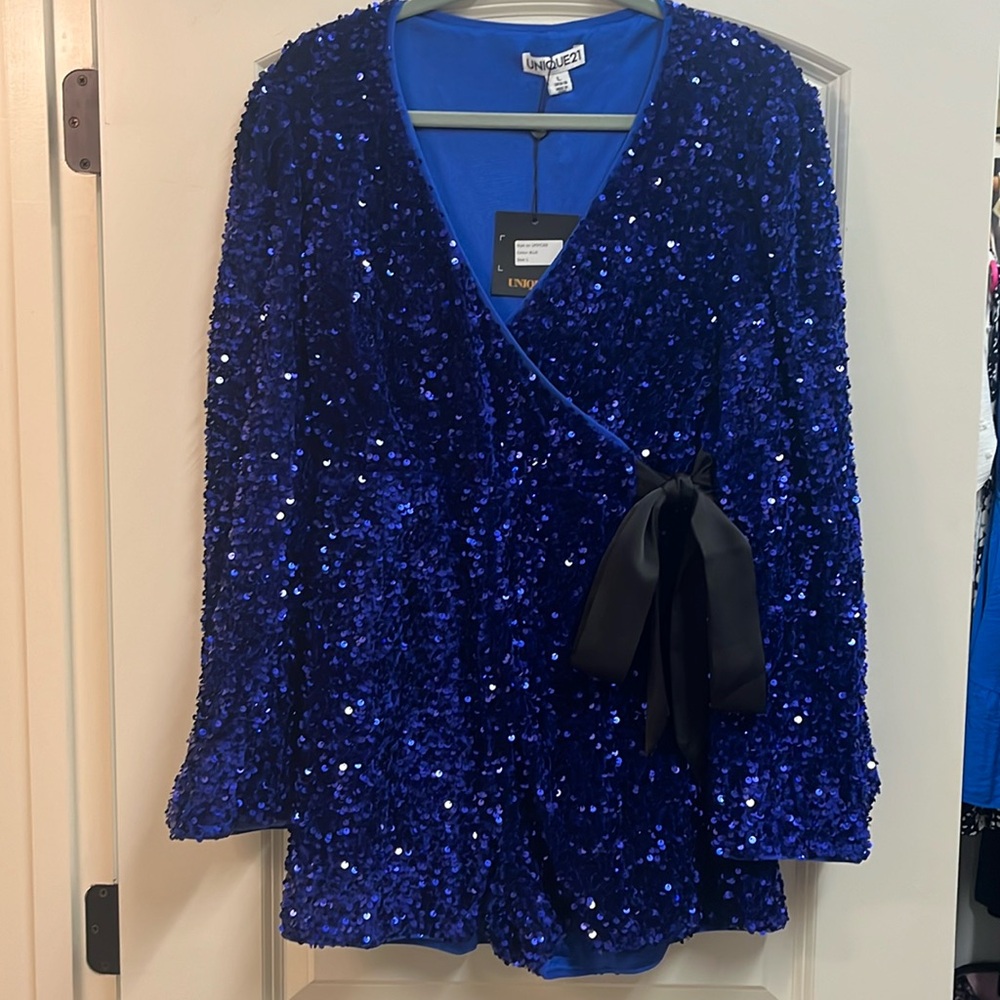 Unique 21 sequin romper